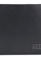 Skórzany portfel Guess czarny